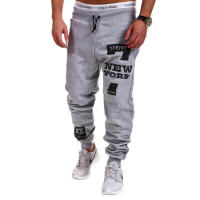 Pantalones deportivos informales con letras para hombre, diseño de estampado Hip Hop, nuevo estilo - details 1