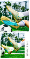 Zapatos de fútbol de caña alta con tacos rotos Amazon zapatos de fútbol para hombres y mujeres - details 16