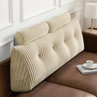 Cojín de Lectura Triangular Almohada de Apoyo Lumbar Suave Bolster para Posición de Sofá de Cama - details 37