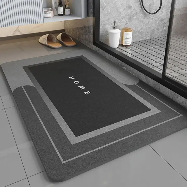 Alfombra Súper Absorbente Para El Suelo, Antideslizante Para El Baño, 1 Unidad - 1