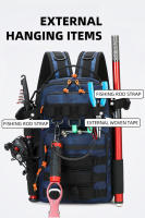 Señuelo con soporte para caña, bolsa para equipo de acampada, caza al aire libre, senderismo, accesorios de pesca, mochila táctica - details 7