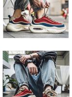 Zapatos deportivos informales con colchón de aire para hombre, zapatos de algodón con aislamiento grueso y felpa y suela aumentada - details 12