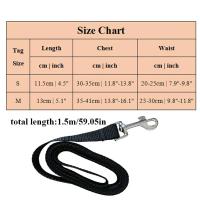 Correa de Perro Ajustable Chaleco de Mascota con Cordón Ideal para Cachorros, Chihuahuas, Perros Pequeños Accesorios de Mascotas con Lazo - details 0