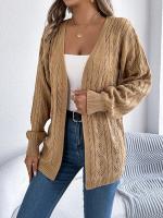 Suéter de Punto para Mujer Primavera Otoño Estilo Suelto, Manga Larga, Moda de Oficina, Crochet Ligero - details 4