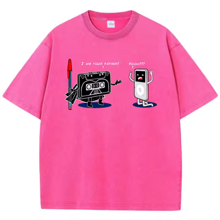 Camiseta de Algodón con Estampado Gráfico Estilo Hip Hop para Hombres en Primavera/Verano - 1