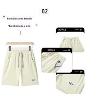 Traje casual de verano para hombre Traje corto con camiseta - details 9