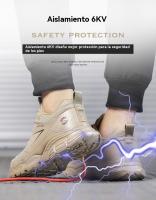 Zapatos de Seguridad Inflexibles Punta de Acero Botas de Trabajo Anti-Golpes y Anti-Pinchazos - details 9