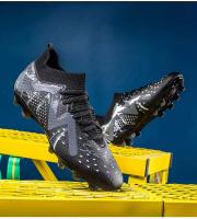 Los zapatos de fútbol avanzados para hombre, los deportes de verano están hechos de materiales transpirables, equipados con plantillas de TPU y una suela de clavo largo para - details 11