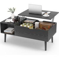 Mesa de Café Ajustable de Altura 100 x 50 cm Diseño Distintivo de Muebles y Organización - details 3