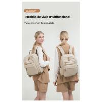 Mochila para mujer, Mochila escolar ligera para ir al trabajo, Mochila de tela Oxford, Mochila de gran capacidad, Bolsa de ordenador, Bolsa de viaje de ocio de moda - details 5