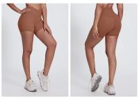 SHINBENE-pantalones cortos con realce de glúteos para gimnasio, Shorts de cintura alta con forma de melocotón, Sexy, cruzado, 4 pulgadas, para entrenamiento, Yoga y correr - details 5