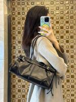 Bolso para las axilas, nuevo bolso de locomotora de piel de vaca de primera capa de gama alta para mujer, bolso bandolera para ir al trabajo, bolso de nicho - details 9