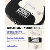 Kit de Guitarra Eléctrica Premium para Principiantes 30 Pulgadas, Estilo ST, Incluye Amplificador, Sintonizador, Capo, Bolsa, Cuerda, Cable (Rojo) - details 11