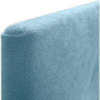 Cabecero Capitoné hasta el Suelo Cabezal 8cm tapizado Tela y Polipiel para Cama Dormitorio (160x120cm (150/160), Tela Beige) - details 12