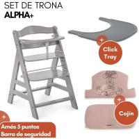 Set de Tronas de Bebé Evolutivas con Bandeja y Cojín de 2 Piezas |   Trona de madera regulable |   Silla Alta para Niños desde 6 Meses con Accesorios - details 10