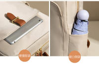 Mochila de Viaje Impermeable de Gran Capacidad Diseño Plano, Forro de Poliéster, Exterior de Lona - details 7