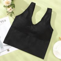 Sujetador largo inalámbrico sin espalda para mujer, trajes de otoño, frescura de otoño, informal, cómodo, transpirable, lencería, sujetadores para mujer, sujetadores push up para mujer, ropa - details 5