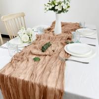 Mantel de Mesa de Boda Rústico Cubierta de Mesa de Comedor de Boda en Rosa para Fiestas de Bautizo y Cumpleaños - details 5