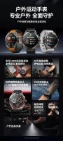 Nuevo reloj inteligente deportivo para hombre 2026 con GPS, pantalla AMOLED elevada, monitor de frecuencia cardíaca, llamadas Bluetooth, resistencia al agua IP68, 1000mAh, brújula, altímetro, reloj inteligente para deportes al aire libre + regalo de moda - details 17
