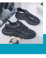 Zapatillas Deportivas para Hombres Primavera Nueva Malla Transpirable Versátil de Suela Gruesa Antideslizante Estilo Casual para Papá - details 3