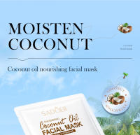 Mascarilla Facial de Coco SADOER Hidratante, Reafirmante, Nutritivo 5pcs Belleza para la Piel - details 0