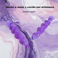Enchufe Anal de Cristal Violeta Azul y Morado Desechado Silicona para Mujeres y Hombres - details 5