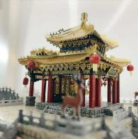 Modelo MMZ, rompecabezas de Metal 3D, modelo del antiguo palacio de verano, kits de arquitectura china antigua, juguetes modelo para ensamblar DIY para niños - details 11