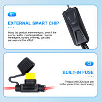 Cargador USB de Motocicleta y Coche Tipo-C PD QC3.0 Carga Rápida Impermeable con Soporte - details 8