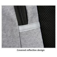 Mochila impermeable antirrobo para hombre, bolsa trasera ligera para libros, elegante, 15,6