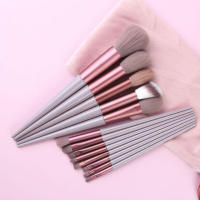 Set de 13 Pinceles de Mezcla de Belleza Pinceles de Cosméticos Suaves y Mascavados para Sombra de Ojos y Cejas - details 5