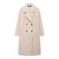 Chaqueta holgada para mujer otoño 2024 cálida, gruesa, doble abeto, manga larga, estilo - details 2