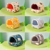 Casa de Hamster para Invierno Cama de Algodón Cálida para Cobayas, Chinchillas, Ratas, Ardillas - details 2