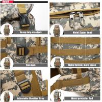 Bolsa de alpinismo de 80L/100L, mochila táctica militar grande para escalar, senderismo al aire libre, Camping, bolsas de viaje - details 12