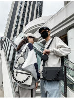 Nuevos bolsos para hombres y mujeres, bolsos de cadena personalizados de moda, bolsos de mensajero de hombro neutros y versátiles de moda, bolsos cuadrados pequeños. - details 19