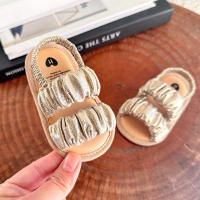 Zapatillas De Verano Para Bebés Niños Y Niñas Suela Suave Sandalias De Playa Para Primeros Pasos Zapatos Planos Para Vestido De Boda Recién Nacidos Y Cunas - details 9