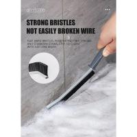 Cepillo de limpieza de grietas de cerdas duras para esquinas de costura fina, herramientas de limpieza de ventanas, cocina, baño, hogar, cepillo para juntas de azulejos - details 3