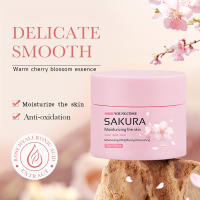 Crema de esencia Sakura, crema Facial de flor de cerezo, hidratante, sequedad y aspereza, el cuidado de la piel Facial hace que la piel sea tierna y delicada - details 3