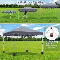 Tenta de Gazebo Instantánea de 3x3M Tu Refugio al Aire Libre Plegable con Bolsa y Sandbags - details 18