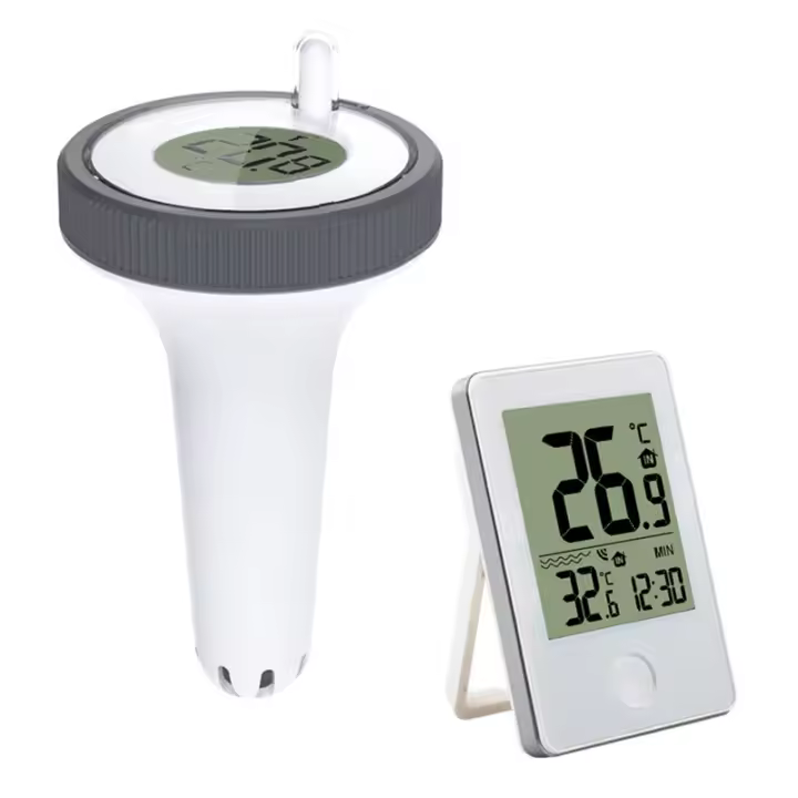 Termómetro Digital para piscina, dispositivo inalámbrico de fácil lectura, resistente al agua, para piscinas y acuarios - 1