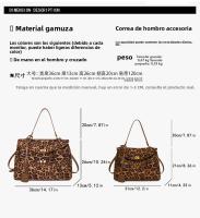 Bolso de hombro de gamuza Nuevo bolso de mano de gran capacidad para viajeros Bolso de moda para las axilas - details 2