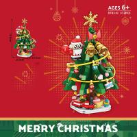 Casa de Pan Dulce de Navidad Carrito de Alce Bloques de Construcción Regalos de Fiesta de Año Nuevo - details 2