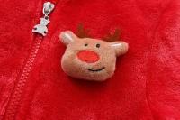 Pelele para bebé recién nacido, monos navideños de franela con capucha para niña de 0 a 1 año, trajes de mono para niño 2024 - details 2