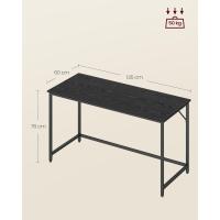 Mesa de Trabajo Pequeña Industrial Ideal para Teletrabajo, Estudio, Dormitorio 60 x 135 x 76cm - details 5