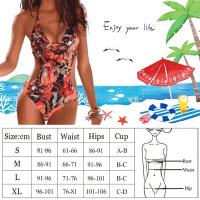 Traje de baño retro para mujer, bañador de cintura alta, traje de baño de una pieza, traje de baño brasileño, conjunto de bikini con realce - details 3