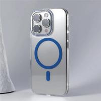 Para Magsafe funda de teléfono transparente para iPhone 16 15 14 13 Pro Max Plus 16e transparente magnético inalámbrico antiarañazos cubierta de PC - details 13