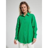 Blusas de manga larga de color sólido para mujer estilo coreano elegante y suelto - details 15