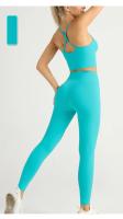 ZHUMU GYM Conjunto de Yoga Traje Deportivo para Mujer Conjunto de Fitness con Sujetador Deportivo y Leggings - details 10