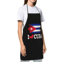 Delantal de Cocina con Bandera de Cuba Havana Unisex para Chefs, Horneados, Jardineros - details 11