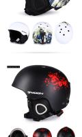 Casco de esquí para adultos y jóvenes, protección de cabeza PC + EPS para deportes de nieve y snowboard, homologado CE - details 6