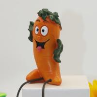 Figura de frutas y verduras de dibujos animados, brócoli, patatas, artesanías de resina, zanahorias, adornos de escritorio, artesanía, estatua de verdura bonita, regalo - details 10